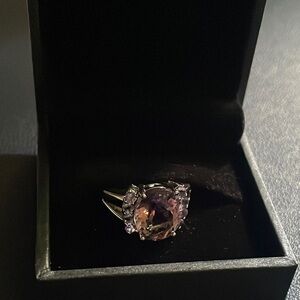 New Miadora Sterling Silver Amethyst and Tanzanite Ring size 10